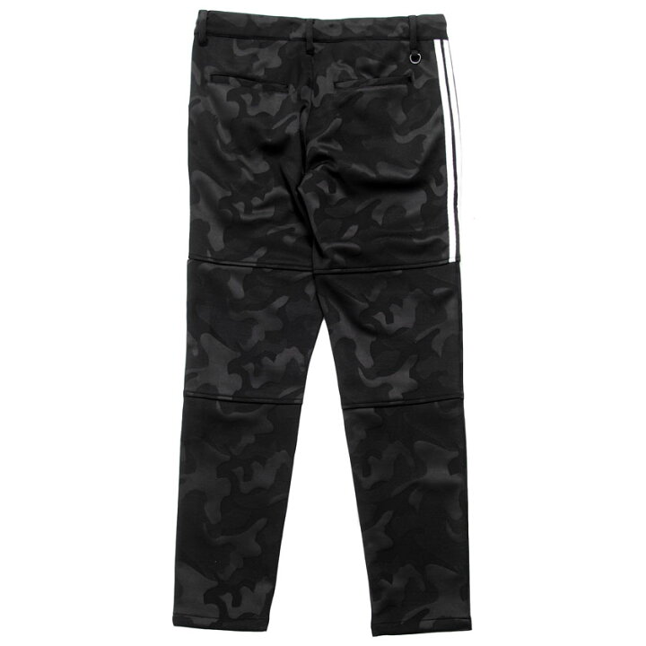 23区SPORT パンツ 半光沢 カモフラ 迷彩 ストレッチ コットン混 