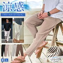 【送料無料】イージーパンツ メンズ プリーツパンツ ボトムス パンツ ワイドパンツ リゾート おしゃれ 涼感 涼しい シンプル 無地 ユニセックス 部屋着 ルームウェア ゆったり 大人 上品 CavariA 父の日 20代 30代 40代 ユニセックス 男性 男 服 春 夏 春夏 ファッション↑