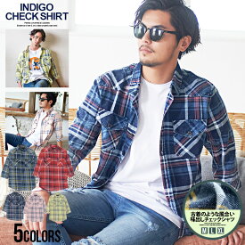 楽天市場 チェックシャツ ブルー メンズファッション の通販