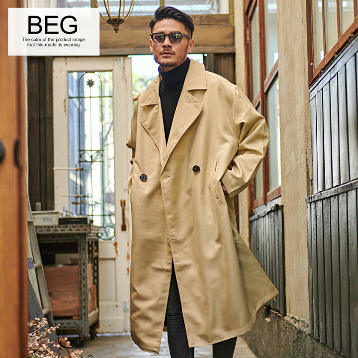 MGV」 チェスターコート X-LARGE アイボリー メンズ（チェスターコート  