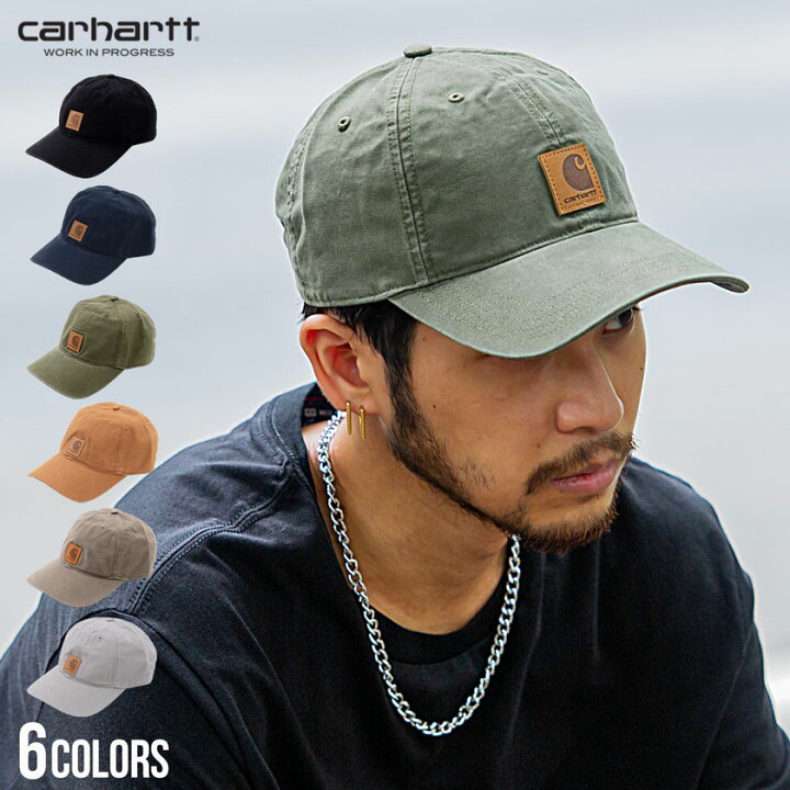 楽天市場 Carhartt カーハート キャップ 帽子 メンズ ブランド オシャレ 大人 ウォッシュ加工 刺繍 ロゴ ワンポイント ブラック ユニセックス カジュアル アメカジ アウトドア フェス ストリート プレゼント ギフト 春 夏 代 30代 40代 メンズファッション あす楽
