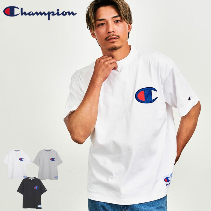 楽天市場】【送料無料】Champion チャンピオン Tシャツ メンズ 半袖T 