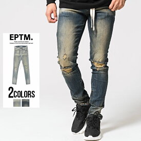 デニムパンツ ボトムス メンズEPTM.【エピトミ】PRIME DENIM/全2色【あす楽対応】スキニー デニム S M L ライトインディゴ ダークインディゴ EP9209 EP9210