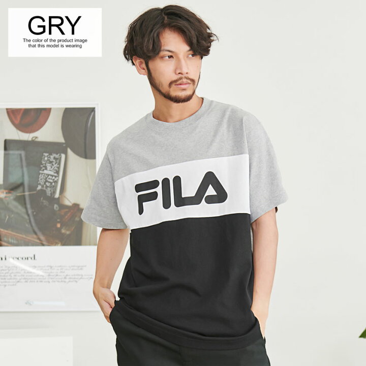 楽天市場】FILA フィラ Tシャツ メンズ ブランド 半袖 半袖Tシャツ 