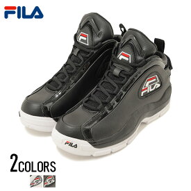 靴 スニーカー メンズ FILA【フィラ】96GL/全2色【あす楽対応】【靴 シューズ 厚底 ハイカット ホワイト ブラック ストリート系 バッシュ バスケットシューズ くつ クツ】