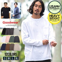 楽天市場】goodwear 長袖（Tシャツ・カットソー｜トップス）：メンズ 