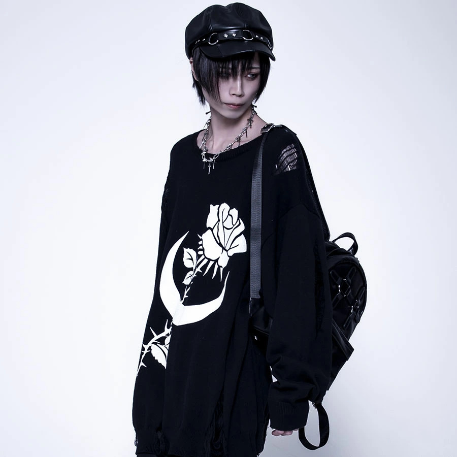 キャスケット 帽子 ヴィジュアル系 V系 黒 ブラック メンズ パンク 量産型 ファッション メンヘラ 全1色