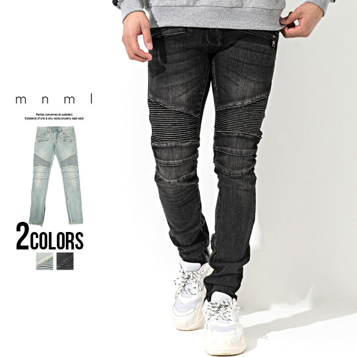 楽天市場】mnml【ミニマル】M14 DENIM STRETCH/全2色【返品・交換対象 