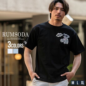 【送料無料】Tシャツ メンズ おしゃれ 半袖 半袖Tシャツ 大きいサイズ クマ ベア 熊 トップス M L XL ストリート 白T 白Tシャツ ユニセックス 春 夏 RUMSODA ラムソーダ 服 父の日 春 夏 春服 夏服 20代 30代 40代 ファッション メンズファッション【郵】【あす楽対応】