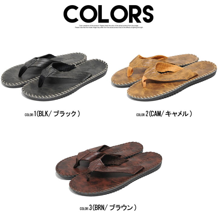 【送料無料】サンダル メンズ ブランド おしゃれ 大人 カジュアル ファッション 靴 シューズ トングサンダル 鼻緒 ヌバック PUレザー 父の日 プレゼント ブラック キャメル ブラウン 黒 アウトドア 25.5cm 26cm 26.5cm 17cm リゾート レジャー 海 プール 夏 ... エスニック サンダル アジアン トングサンダル 26.0cm