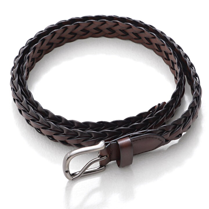 楽天市場】メッシュベルト メンズ 本革 リアルレザー ベルト 編み込み  