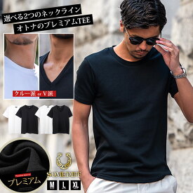 Tシャツ メンズ 半袖 ブランド 半袖Tシャツ SOMEDIFF サムディフ プレミアム カットソー トップス クルーネック Vネック シンプル 無地 大人 細身 タイト ホワイト ブラック 黒 白T 白Tシャツ ユニセックス 20代 30代 40代 男性 男 服 春 夏 春夏 ファッション【郵】