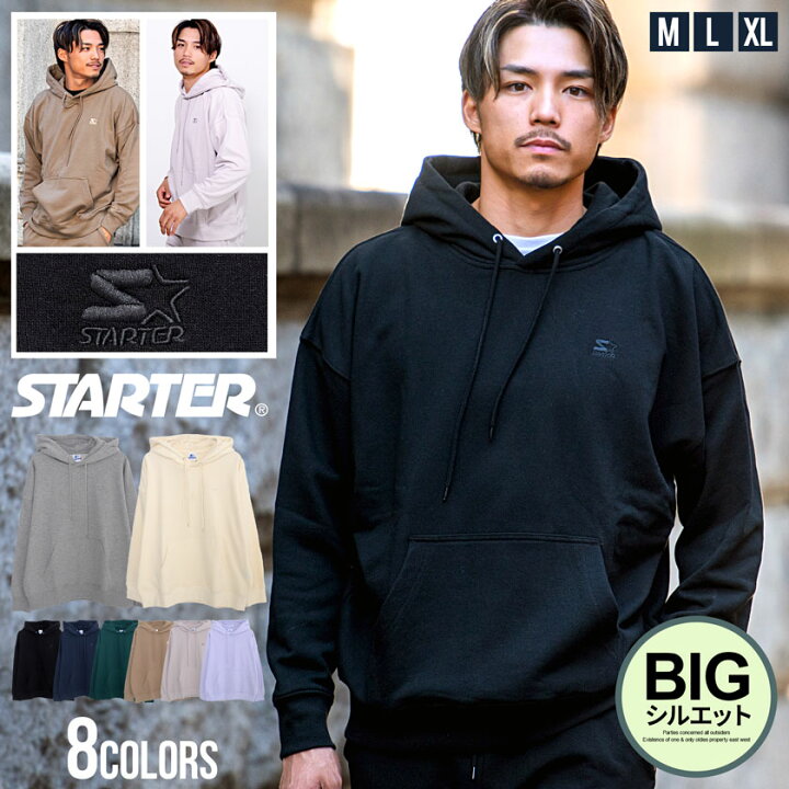 楽天市場】【送料無料】STARTER スターター パーカー メンズ プル  