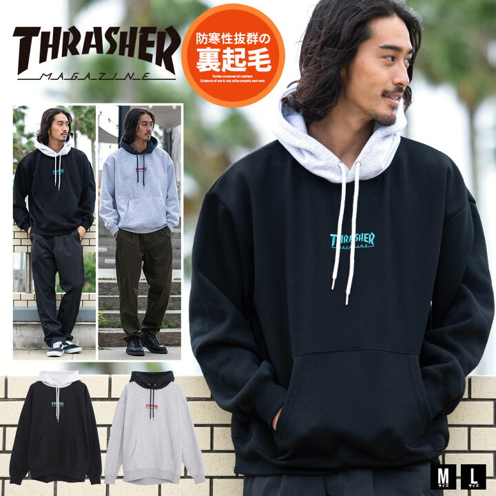 楽天市場】【送料無料】THRASHER スラッシャー パーカー メンズ 