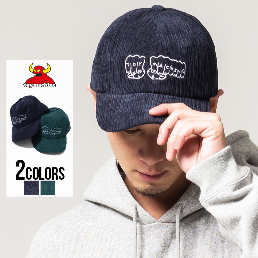 キャップ コーデュロイ フィスト ロゴ CAP 帽子 ベースボールキャップ 刺繍