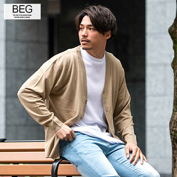 カーディガン HIGH STREET∴BONOTTOカットアウター632-7177022 メンズ  