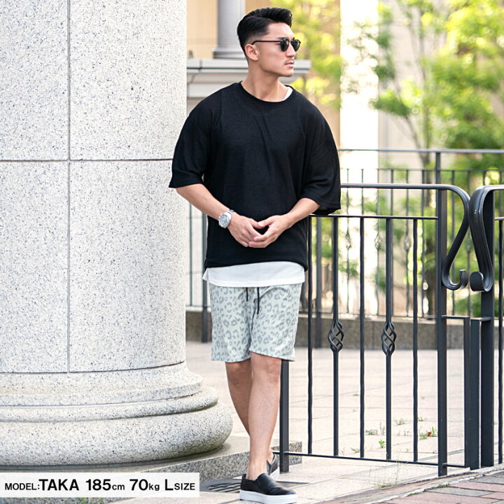 楽天市場 ニット セーター メンズ サマーニット メンズ 大人 カジュアル ファッション 韓国ファッション ビッグシルエット ストリート系 大きいサイズ 五分袖 薄手 トップス 大きめ 無地 シンプル ブラック ホワイト グレー M L 春 夏 Vicci ビッチ あす楽対応