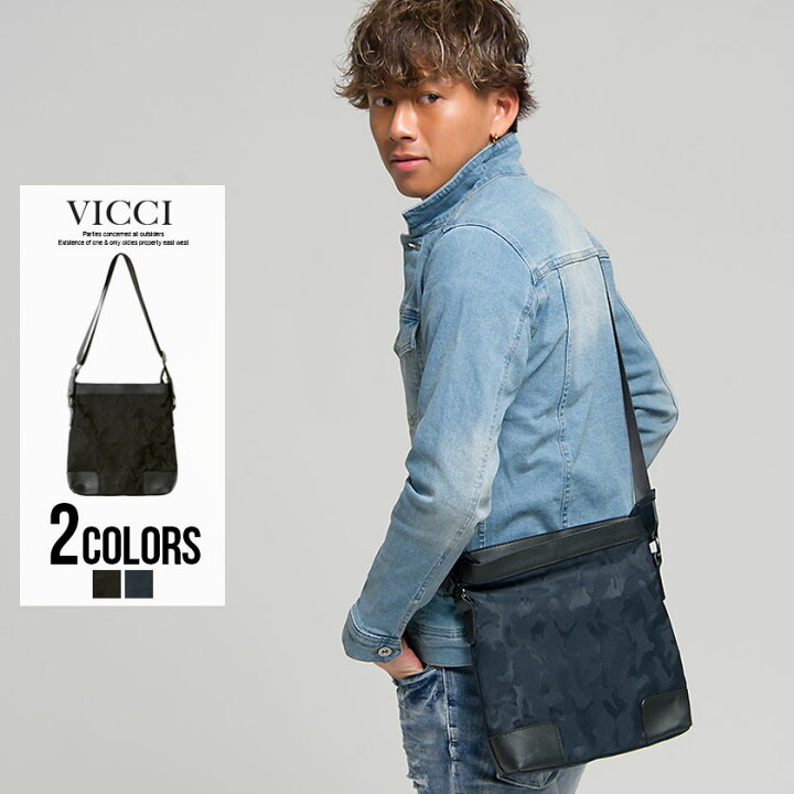 楽天市場】ショルダーバッグ メンズ VICCI【ビッチ】カモフラージュ柄 