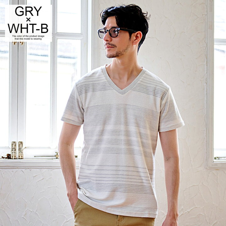 楽天市場】Tシャツ メンズ おしゃれ 半袖 半袖Tシャツ Vネック 無地 