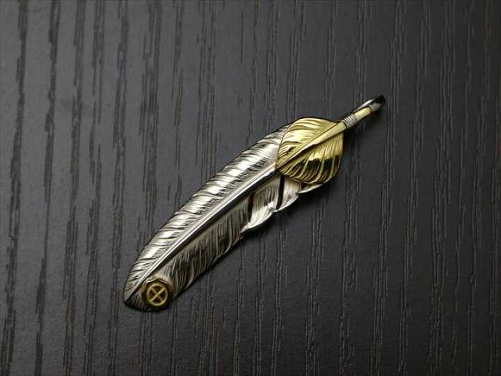 楽天市場】フェザー トップ Mサイズ K18 ハートフェザー 右 18金  