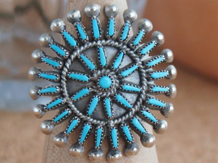 楽天市場】インディアンジュエリー・ズニ族 V.S. Johnson作 ターコイズ  