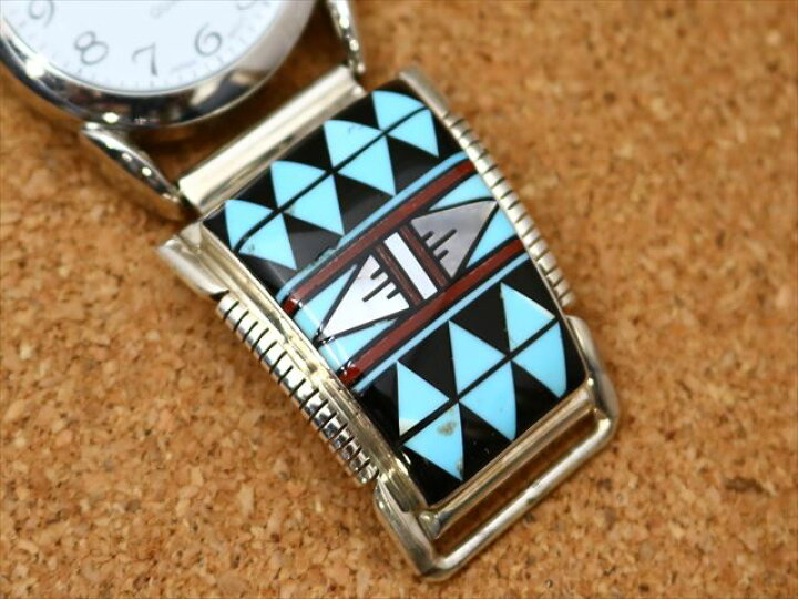 楽天市場】インディアンジュエリー ズニ族 ズニカラー インレイ ブレス  