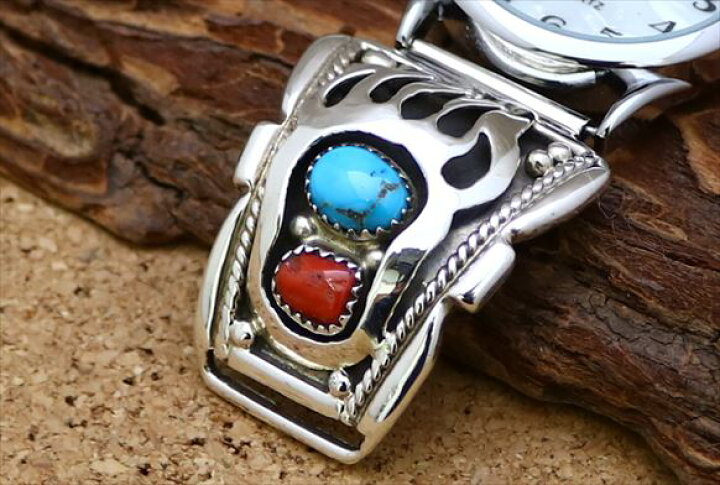 楽天市場】インディアンジュエリー・ナバホ族 ターコイズとサンゴ  