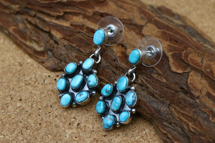 楽天市場】インディアンジュエリー ナバホ族 ターコイズ クラスター  