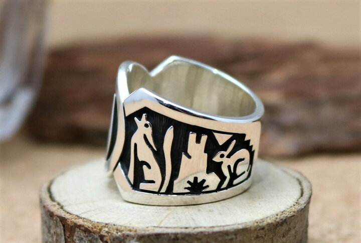 インディアンジュエリー コヨーテ 1組 49 ウエスタン カントリー クロウ ネイティブアメリカン ネイル バイカー ピアス 新品 爪 狼 人気の クロウ