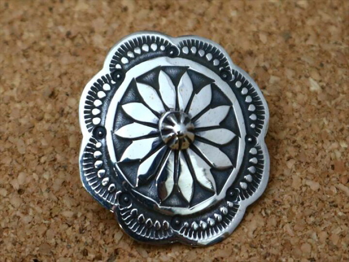 インディアンバックルナジャズニ族コンチョFB Sterling 