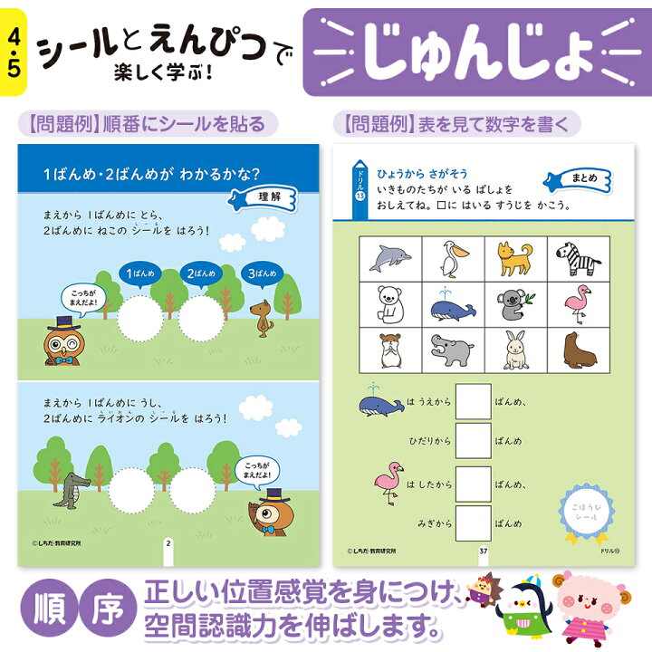 付与 七田式 幼児の10の基礎概念 4歳 5歳 子供用人気 幼児 ドリル シール 教材 A5版 学習の土台作り シルバーバック Chandigarhdaily Com
