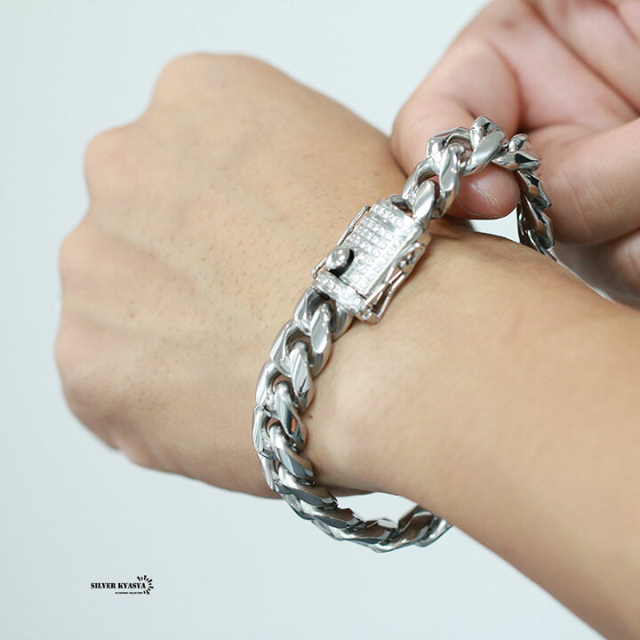 楽天市場】STAINLESS STEEL 幅14mm 喜平ブレスレット ブリンブリン