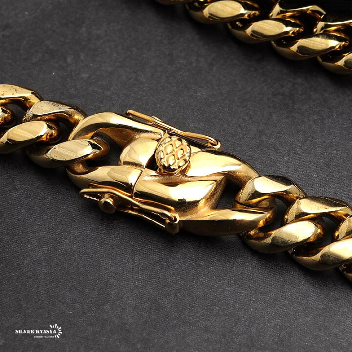 MIAMI CUBAN CHAIN BRACELET 10K YG 9mm 21.5cm 【SOLID】 - GRILLZ  