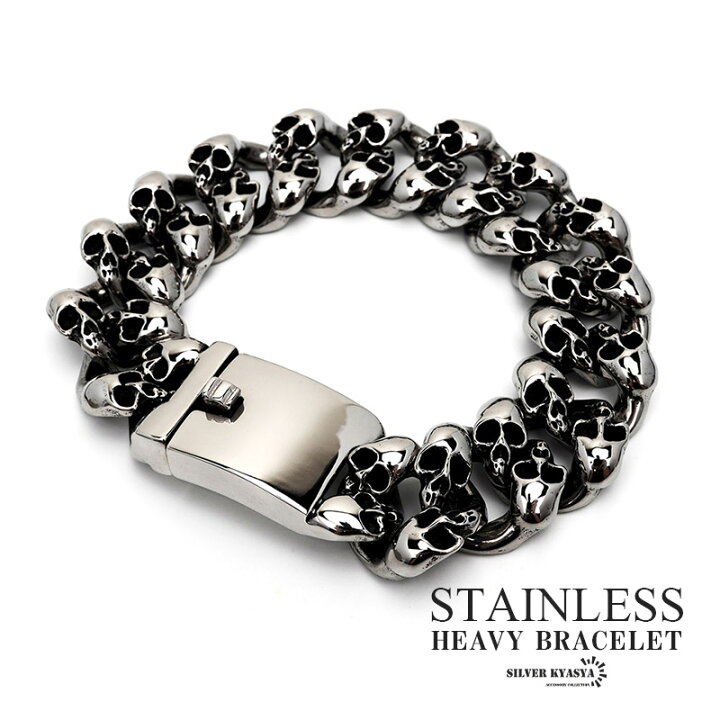 楽天市場】重厚 ブレスレット メンズ おしゃれ ステンレス 316L 喜平  