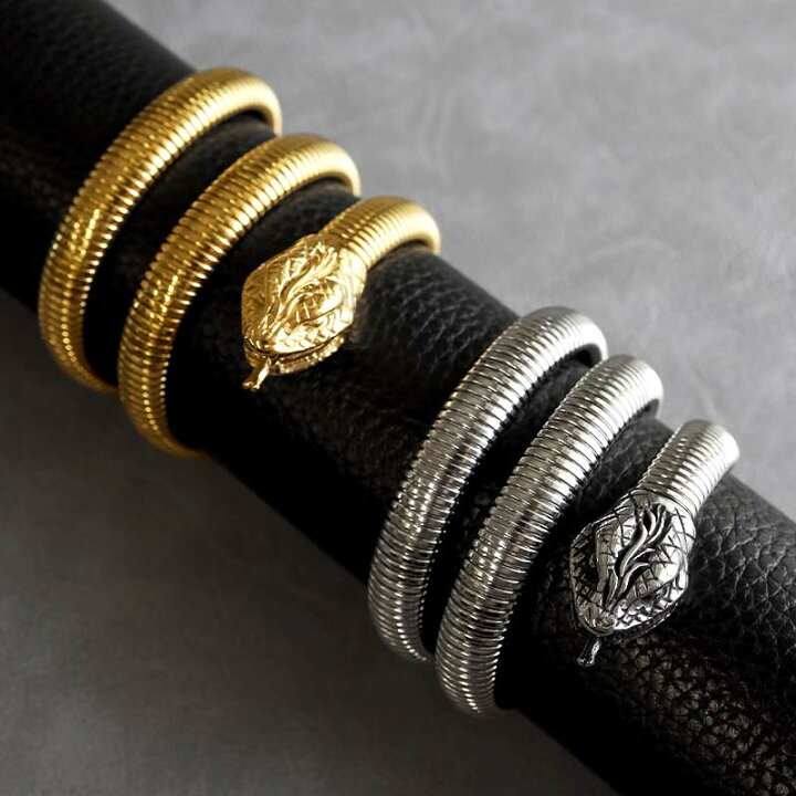 楽天市場】＼アフターSALE クーポンで15％OFF／スネークバングル 316L 