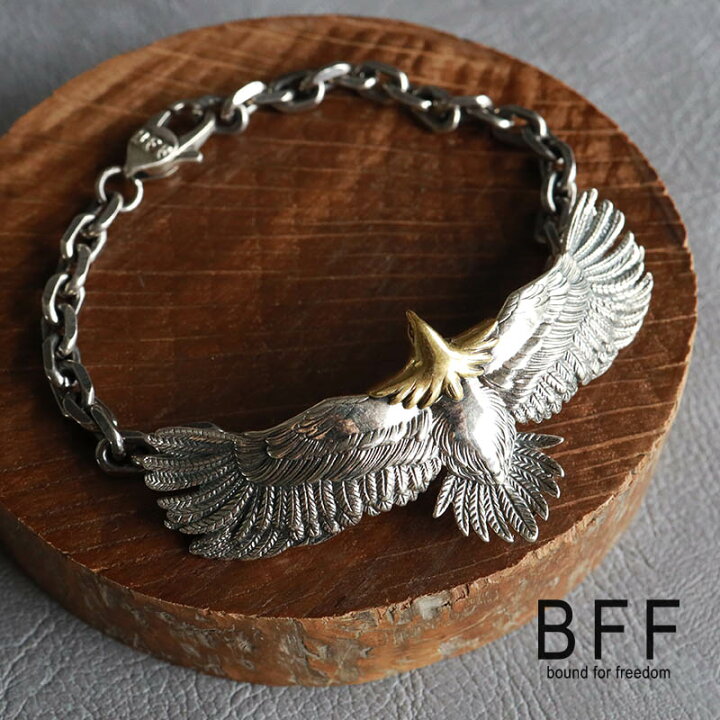 楽天市場】BFF ブランド イーグルブレスレット シルバー925 チェーン  