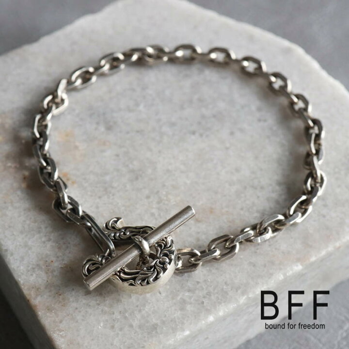 楽天市場】BFF ブランド 馬蹄 マンテルブレスレット シルバー925 唐草 