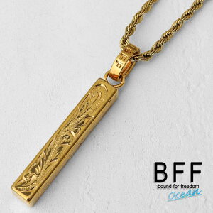BFF �u�����h �X�e�B�b�N�l�b�N���X �S�[���h 18K GP gold ���F S�T�C�Y �v�������A �V���v�� �n���C�A���W���G���[ ���[�v�`�F�[�� ���� �蒤�� ��pBOX�t��