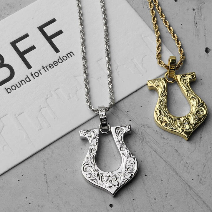楽天市場】BFF ブランド ホースシューネックレス シルバー925 シルバー 