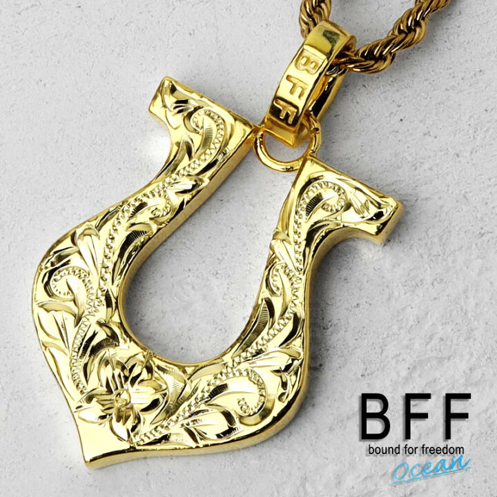 楽天市場】BFF ブランド ホースシューネックレス シルバー925 ゴールド 