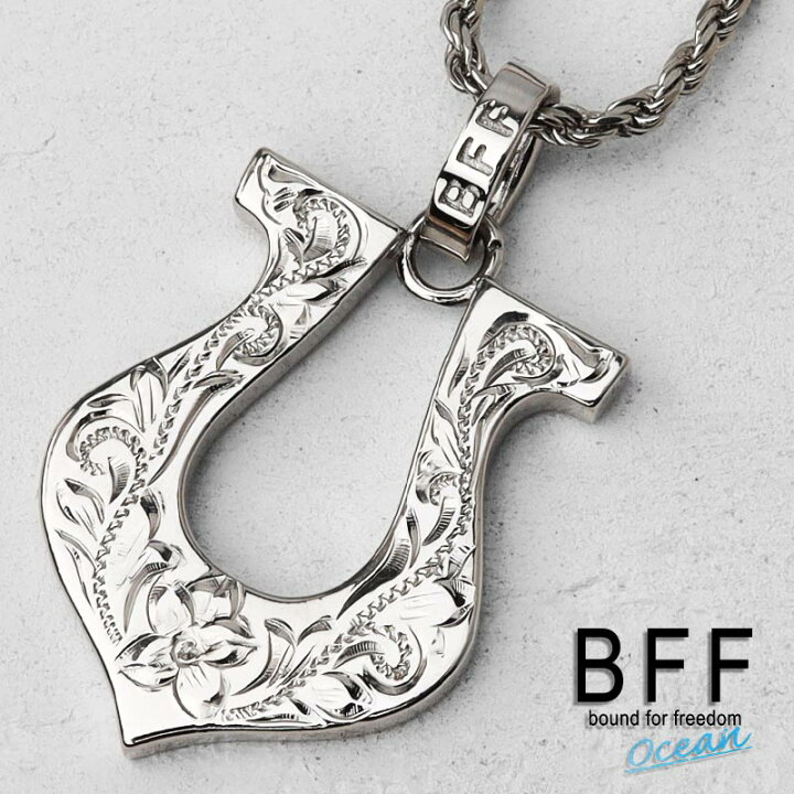 楽天市場】BFF ブランド ホースシューネックレス シルバー925 シルバー 