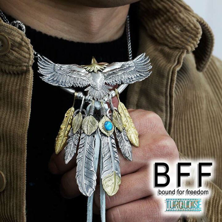 楽天市場】BFF ブランド イーグルネックレス メンズ ネックレス  