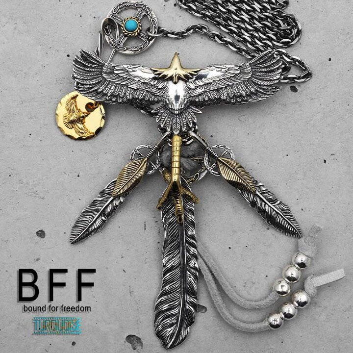 楽天市場】BFF ブランド イーグルネックレス メンズ ネックレス 
