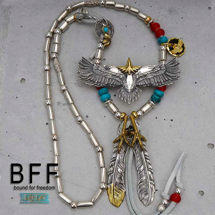 楽天市場】BFF ブランド イーグルネックレス シルバー925 S925 銀 