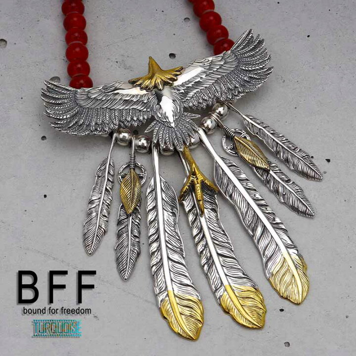 楽天市場】BFF ブランド イーグルネックレス シルバー925 S925 銀 