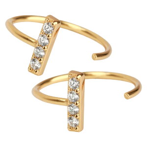 2_Zbg CZ pF t[vsAX fB[X Vo[925 S[h XeBbNsAX WRjA 18K Vv Ԃ gold silver AM[Ή 18G Lb`X