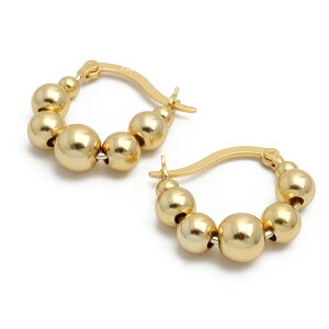 Vo[925 fB[XsAX t[vsAX t[v {[  Vv S925 18K GP S[h AM[Ή p 2_Zbg silver F gold F 16G WG[ CO