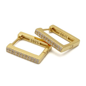 sAX AM[Ή CZ Vo[925 S925 18KGP t[vsAX XNGA ` pF S[h Vo[   tF~j Vv p 2_Zbg