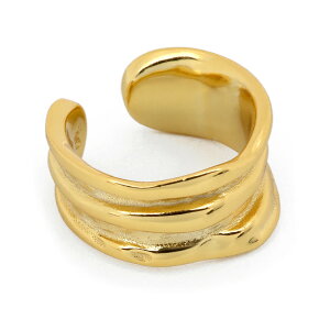 イヤーカフ シルバー925 S925 18kgp 金メッキ gold silver ゴールド シルバー 金色 銀色 シンプル 耳の穴いらない 凹凸 ライン レディースイヤーカフ イヤークリップ 金属アレルギー対応 片耳用