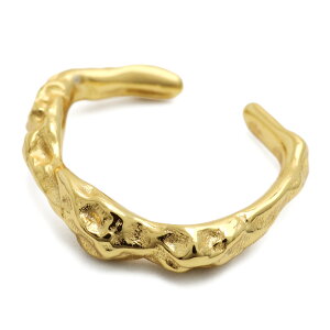 イヤーカフ 金属アレルギー対応 シルバー925 S925 18KGP ロジウムメッキ フープ 凸凹 槌目 ゴールド シルバー 金 銀 耳の穴いらない レディースイヤーカフ イヤークリップ フェミニン シンプル